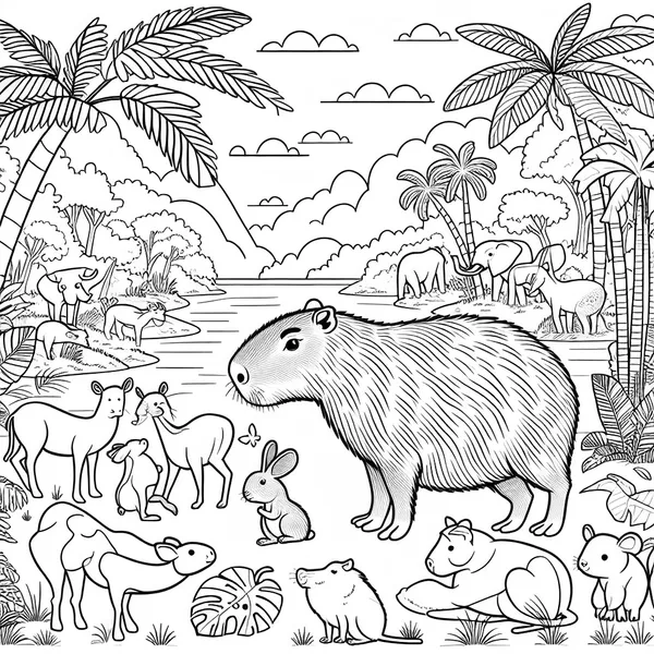 Capybara and Friends