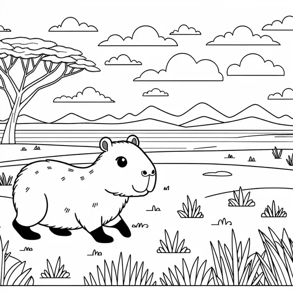 Safari Capybara Adventure