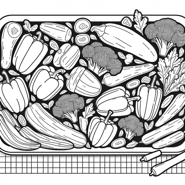 Roasted Vegetables Tray