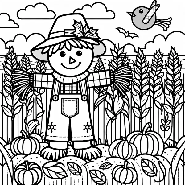 Fall Harvest Scarecrow