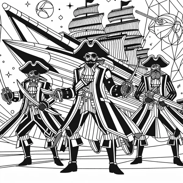 Pirates Raiding a Spaceship 