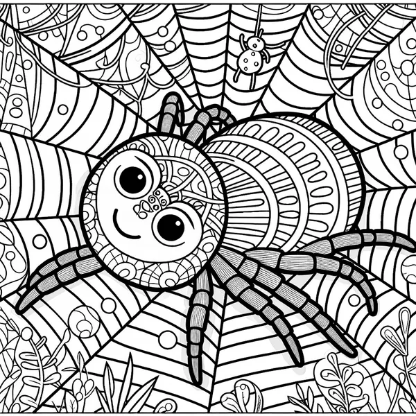 Watercolor Spider Art