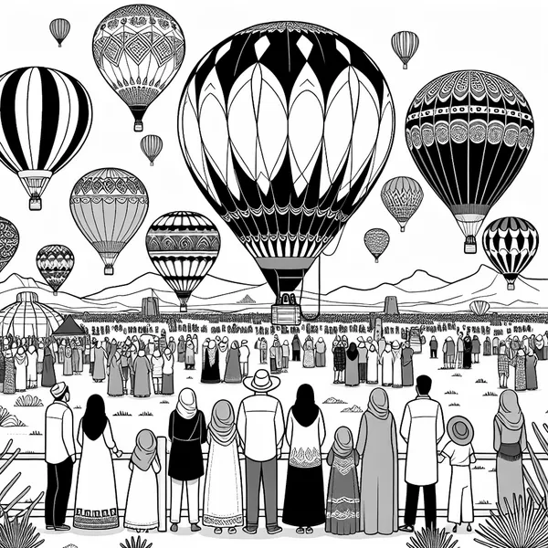 Hot Air Balloon Festival in New Mexico