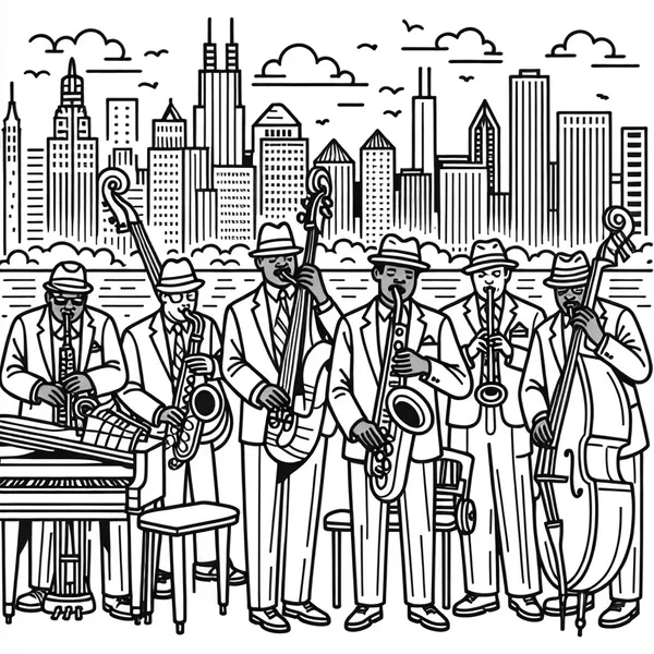 Jazz Band in Chicago