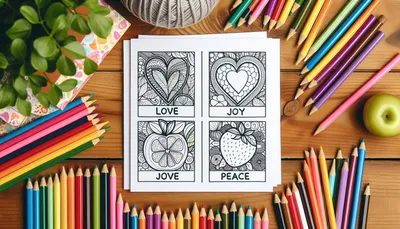 Fruits of the spirit coloring pages feature image
