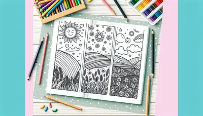 June coloring pages feature image